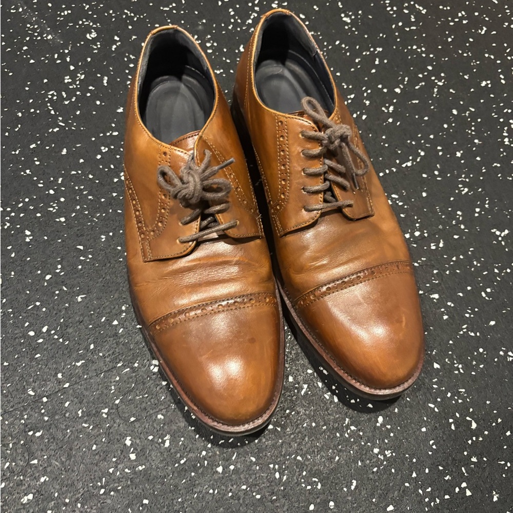 Cole Haan Brown Leather Oxford Shoes